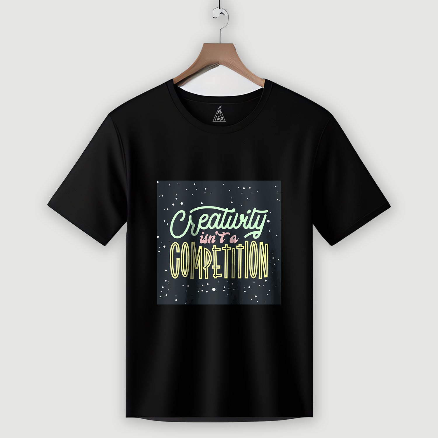 Creativity is not competition Cotton Printed T-Shirt