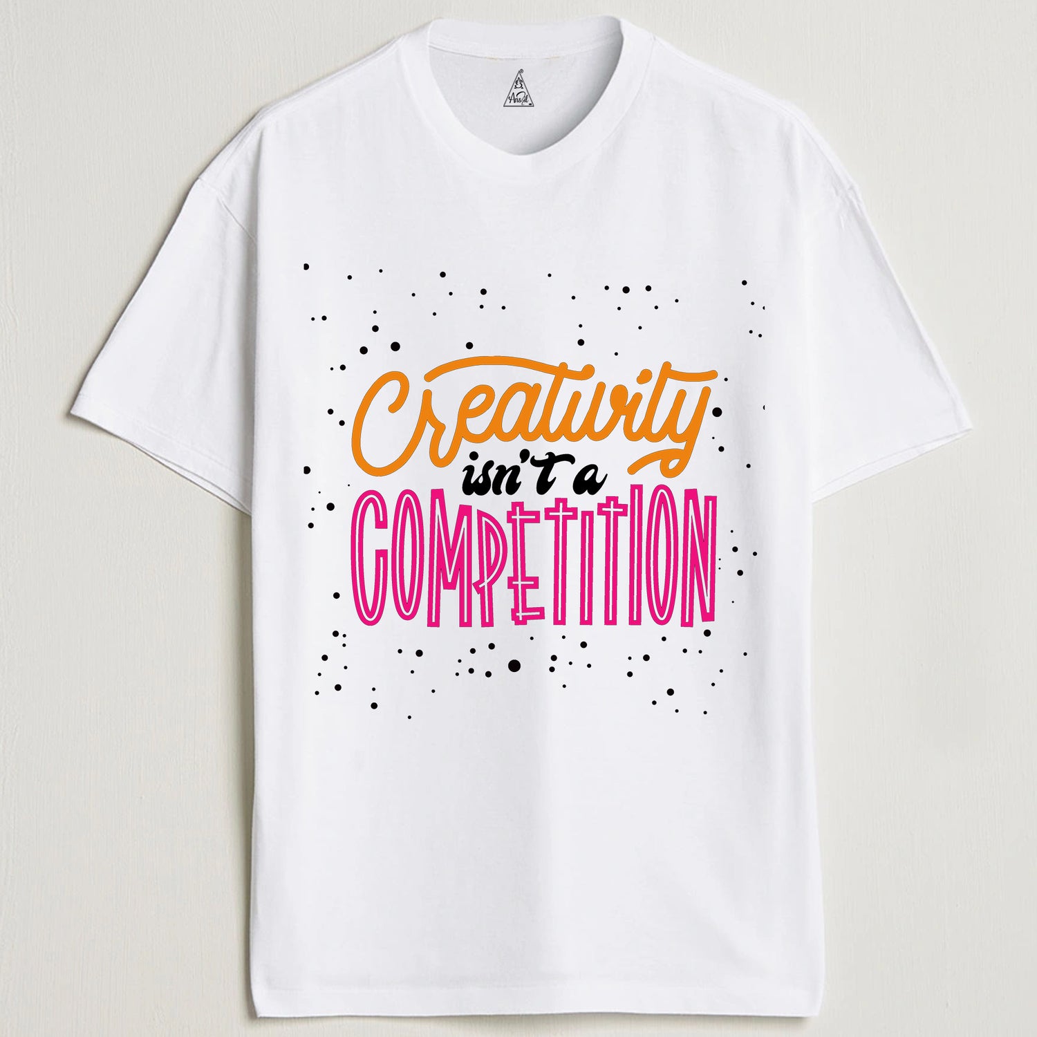 Creativity is not competition Cotton Printed T-Shirt