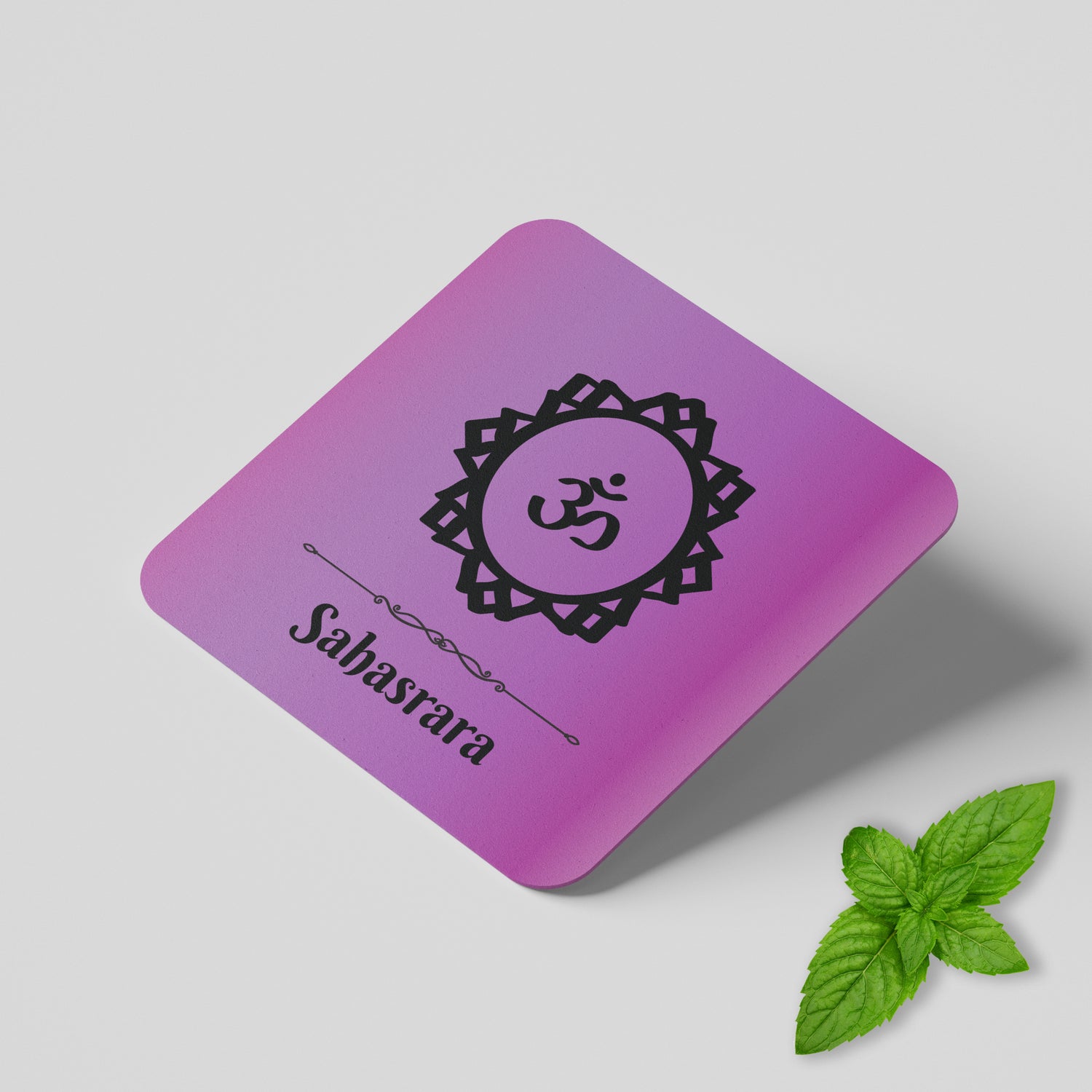 Crown chakra coaster