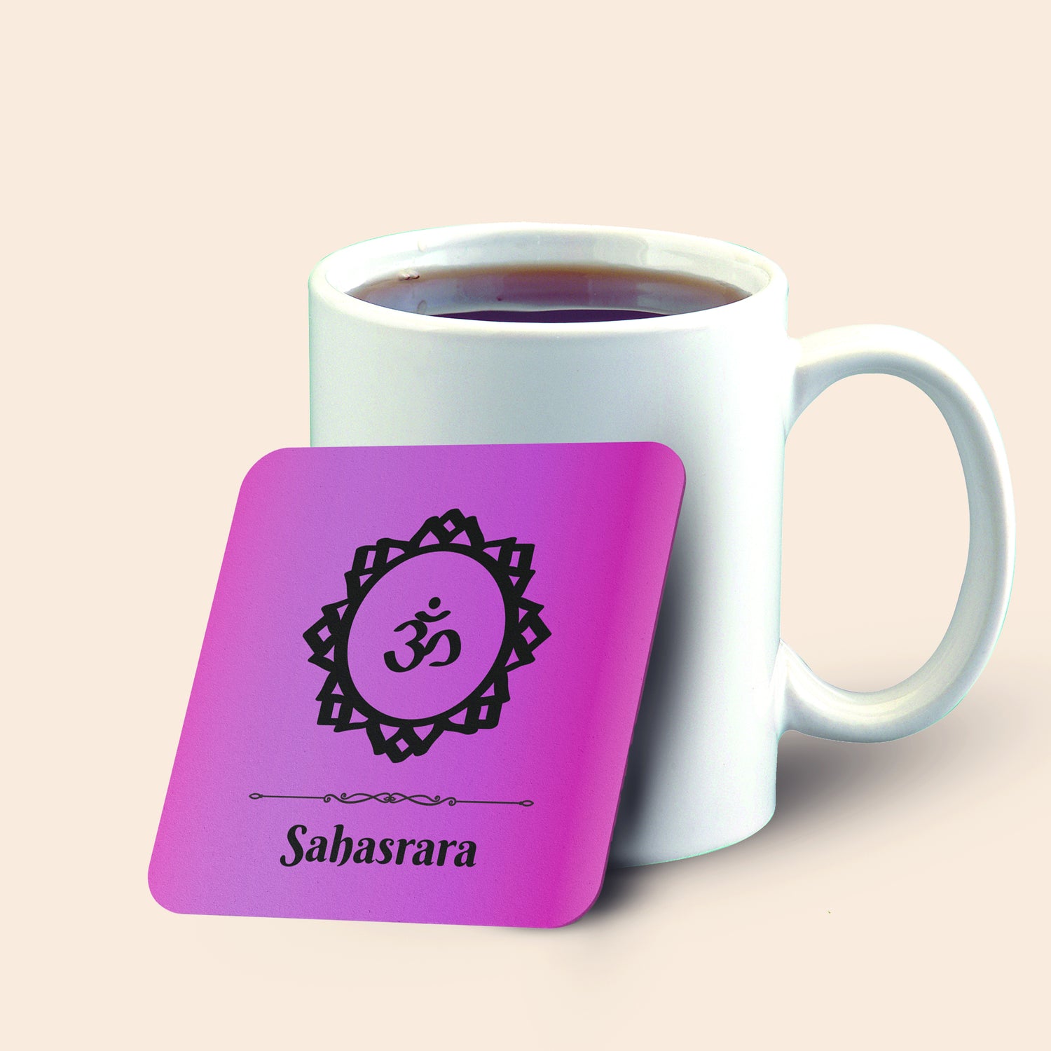 Crown chakra coaster