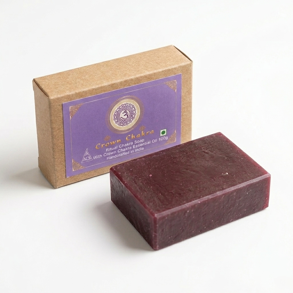 Crown Chakra bath Soap 100g (Pack of 1)
