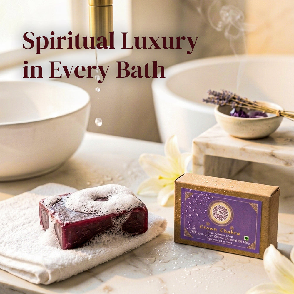 Crown Chakra bath Soap 100g (Pack of 1)