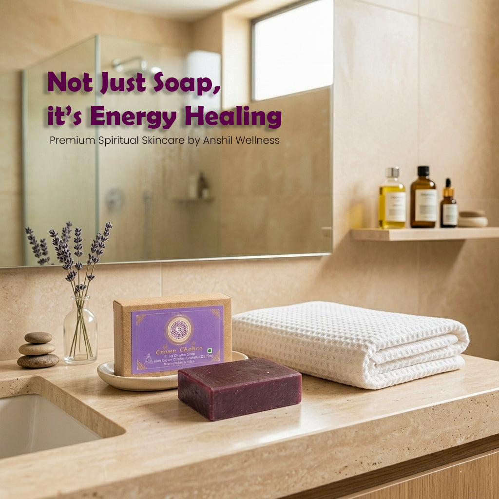 Crown Chakra bath Soap 100g (Pack of 1)