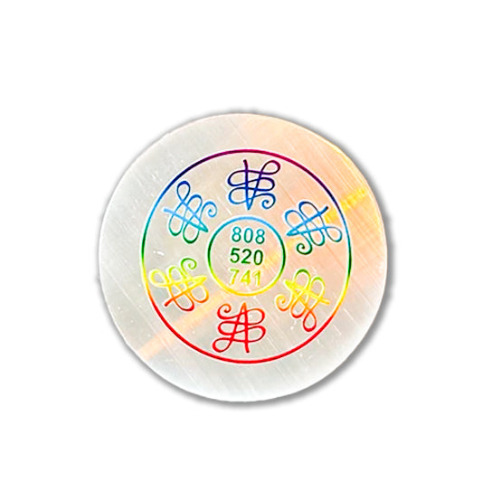Healing Numbers Selenite Charging Plate
