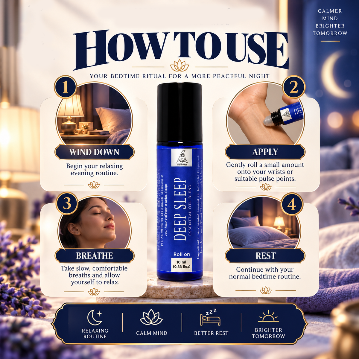 Deep sleep Essential Oil Roll on (10ml)