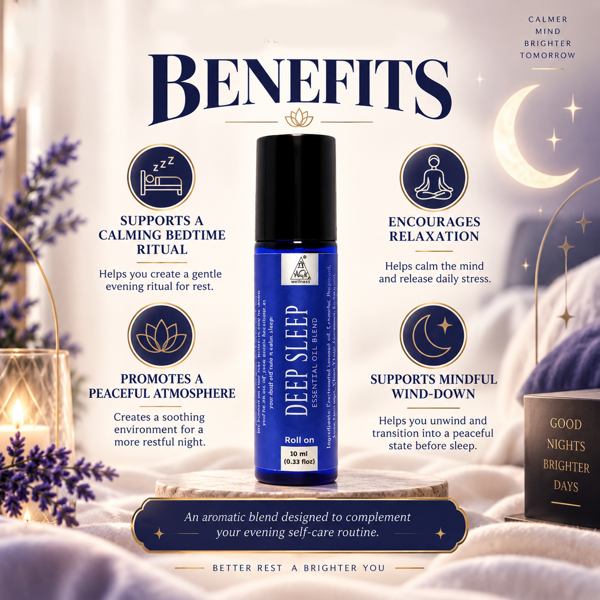 Deep sleep Essential Oil Roll on (10ml)