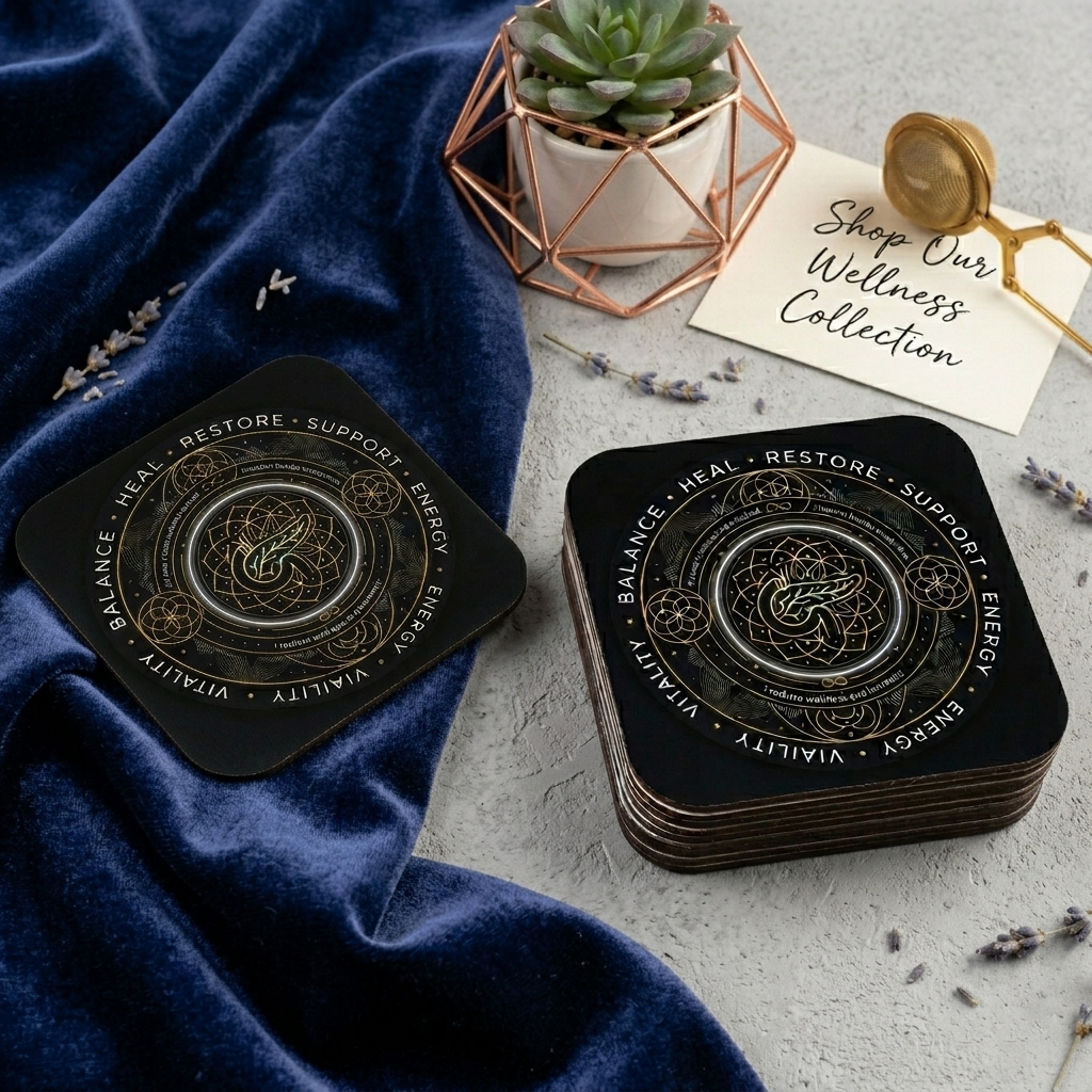 Diabetes Support Energy Circle Coaster