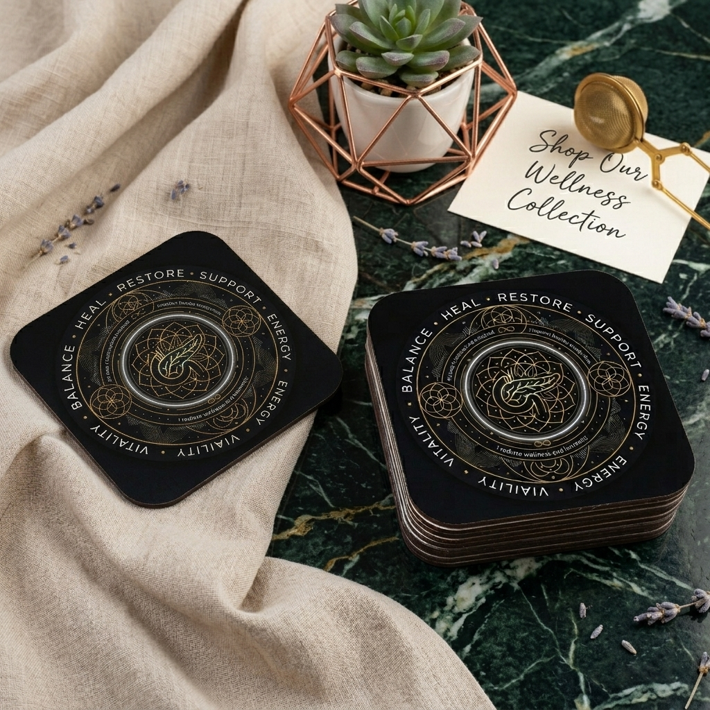 Diabetes Support Energy Circle Coaster