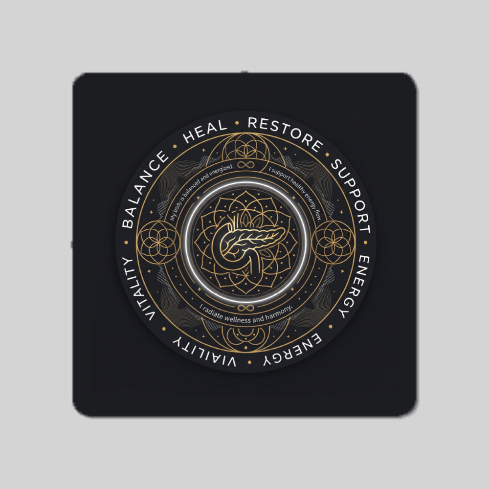 Diabetes Support Energy Circle Coaster