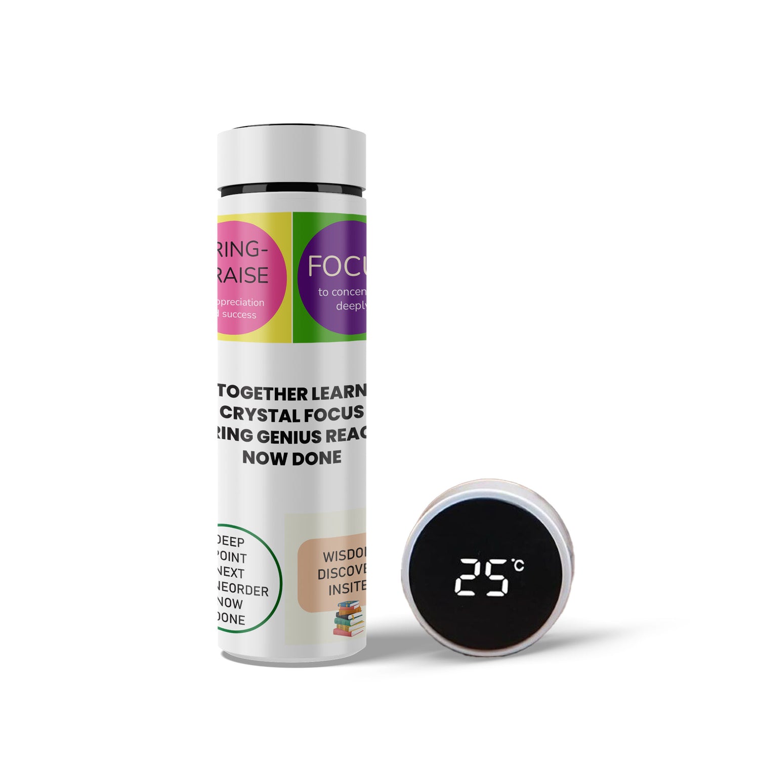 Education Booster Water Temperature Bottle – 500ml