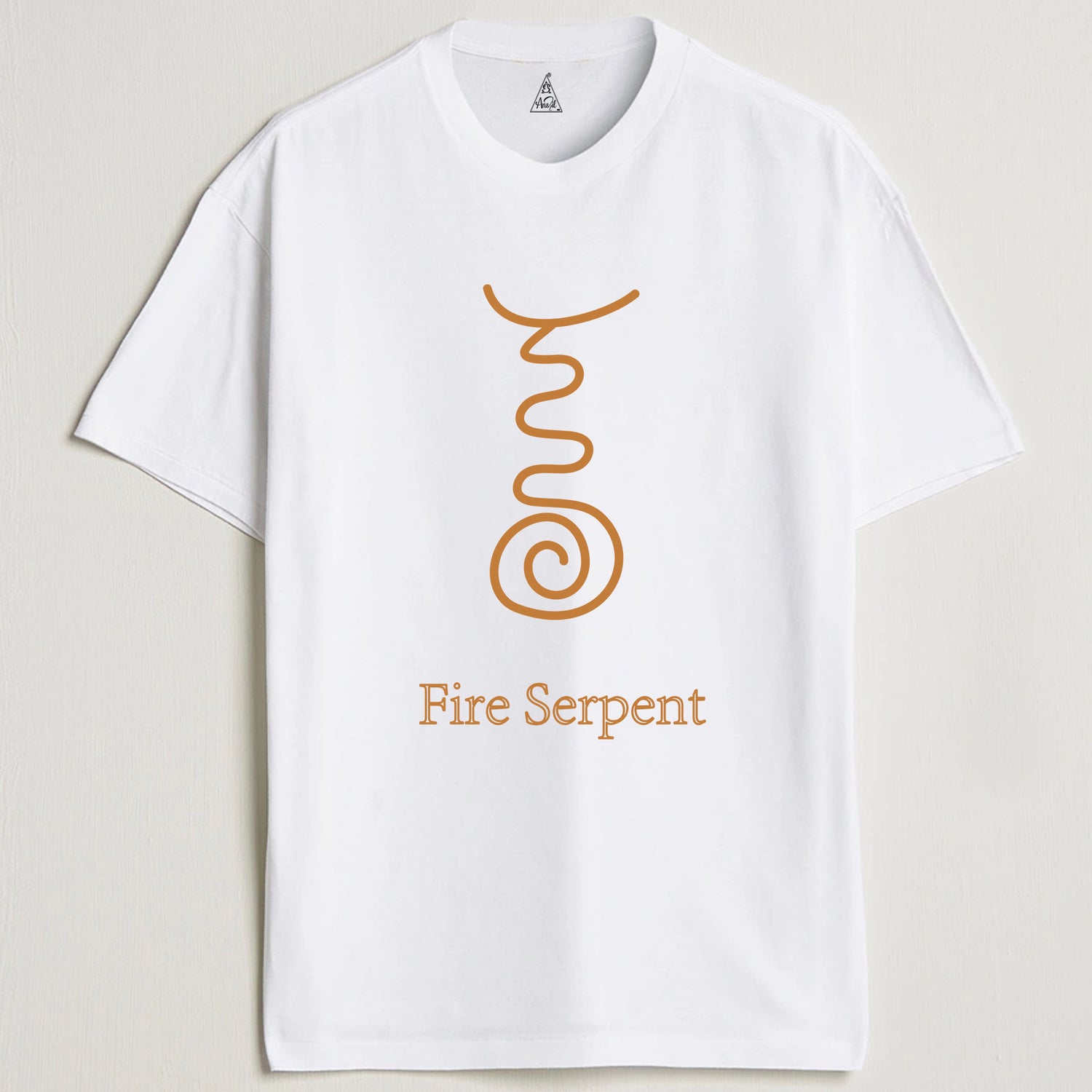 Fire serpent Reiki symbol Cotton Printed T-Shirt