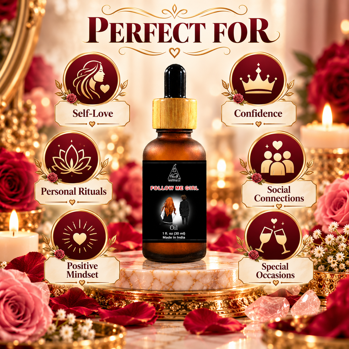 Follow Me Girl oil | Reiki Energized | Aromatherapy | 30 ml