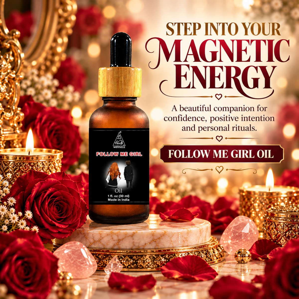 Follow Me Girl oil | Reiki Energized | Aromatherapy | 30 ml