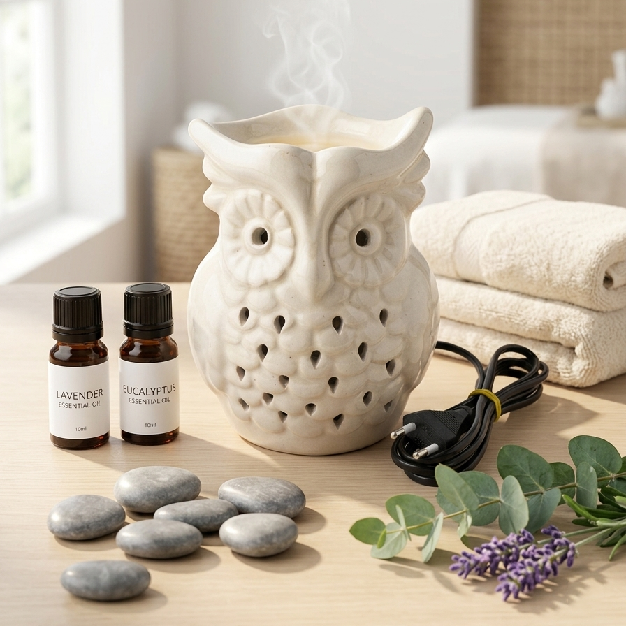 Owl Ceramic Electric Aroma Diffuser
