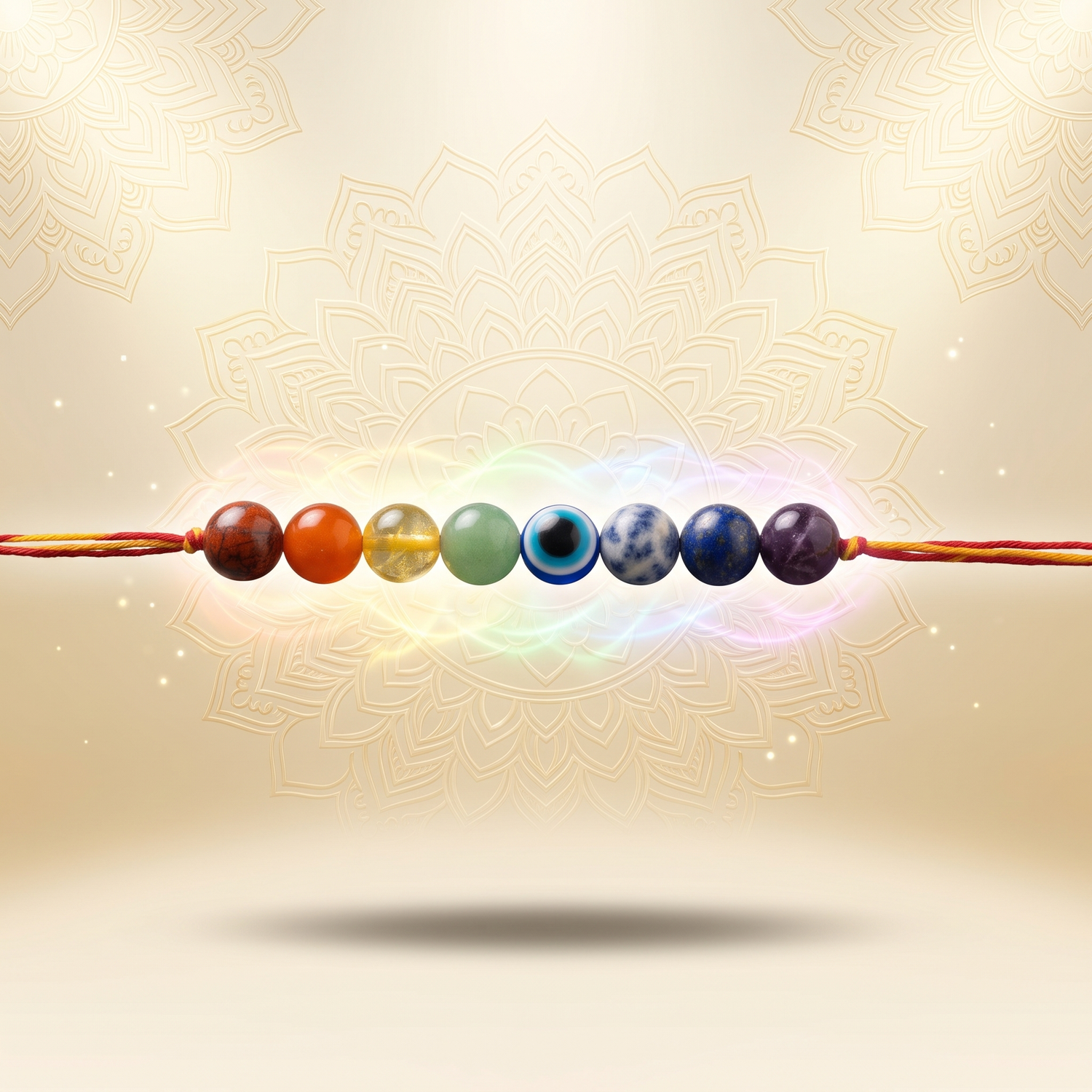 7 Chakra Crystal Rakhi – Balance, Protection & Positive Energy