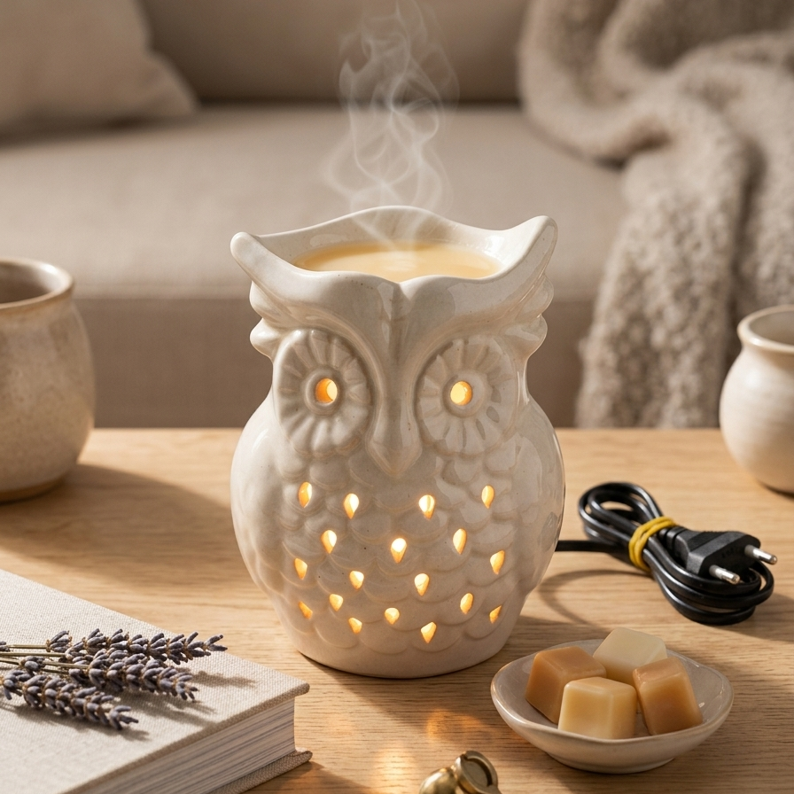 Owl Ceramic Electric Aroma Diffuser