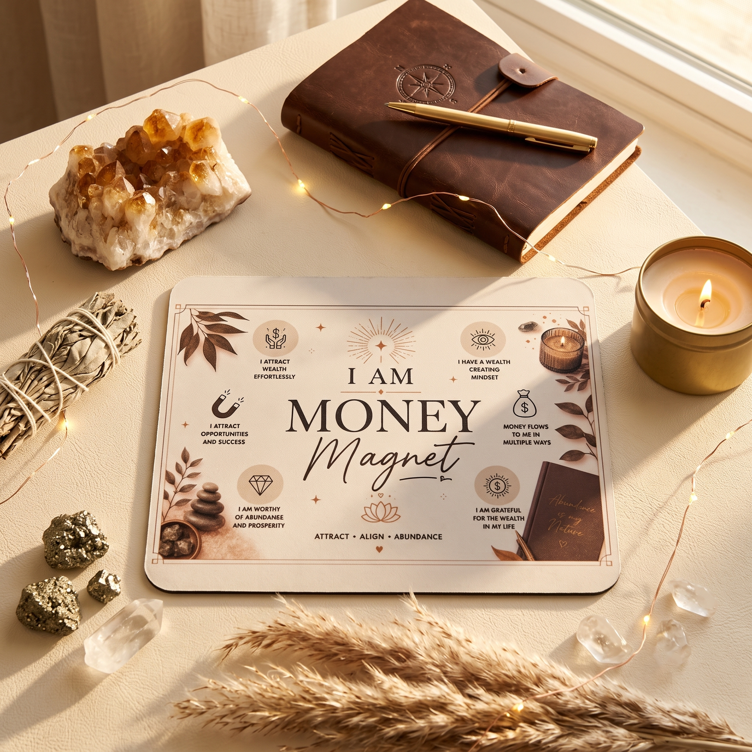 Iam money magnet mouse pad
