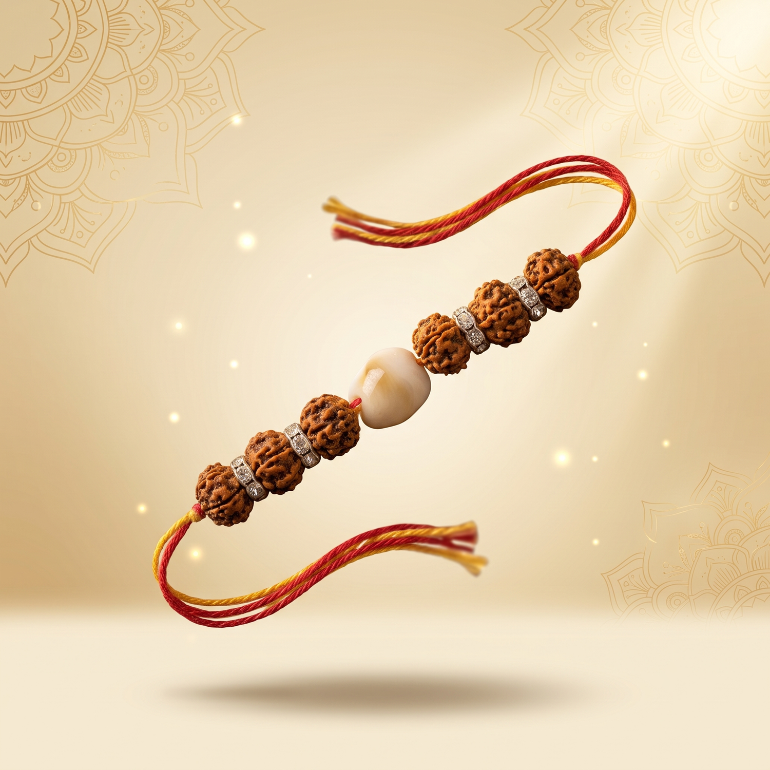 Rudraksha & Pearl Rakhi – A Symbol of Love, Protection & Blessings
