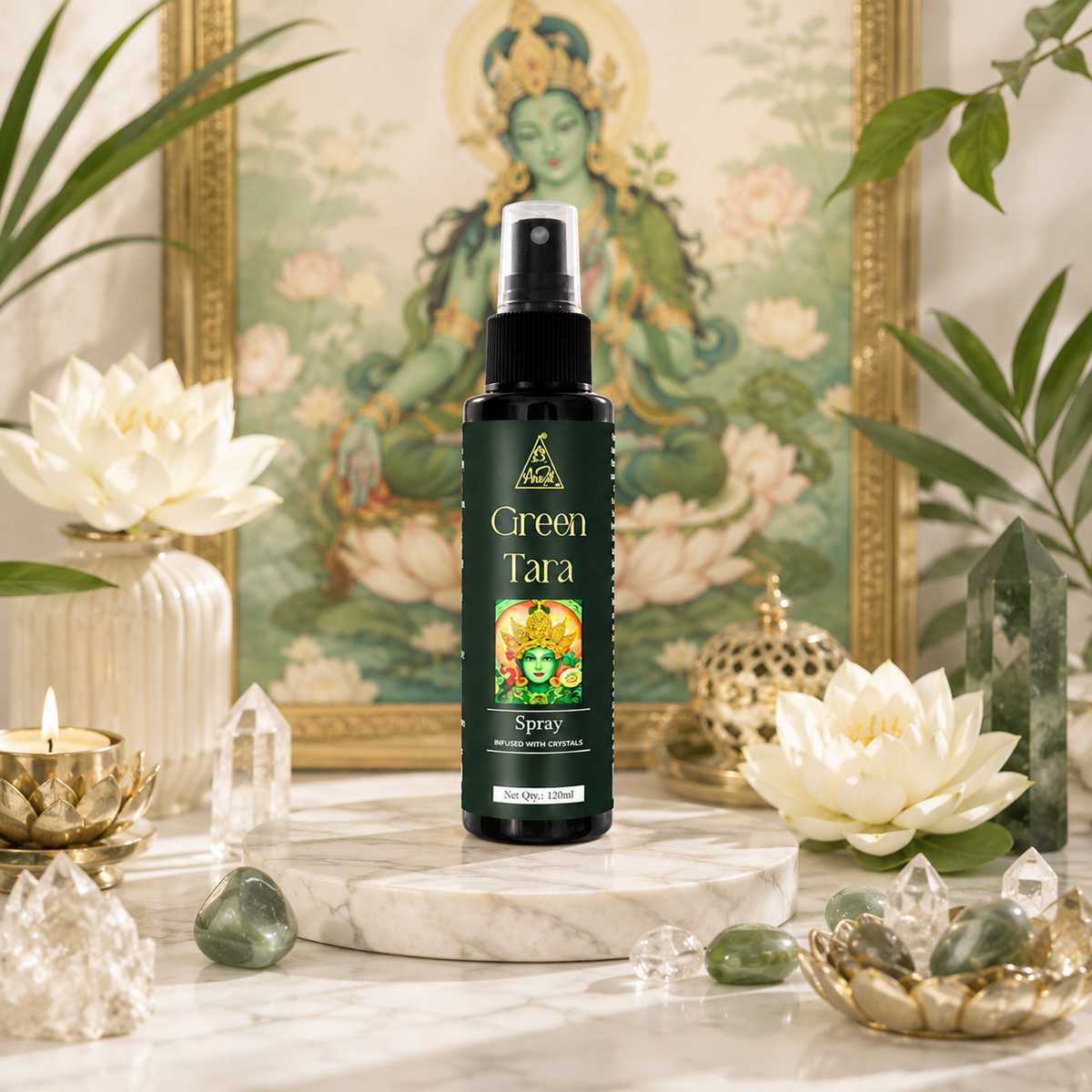 Green Tara Spray | Reiki Energized | Aromatherapy (120ml)