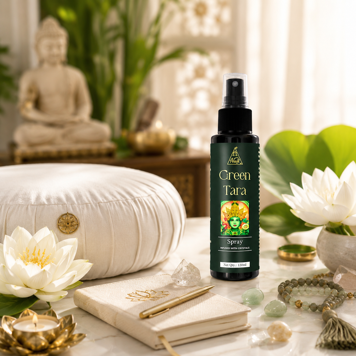 Green Tara Spray | Reiki Energized | Aromatherapy (120ml)