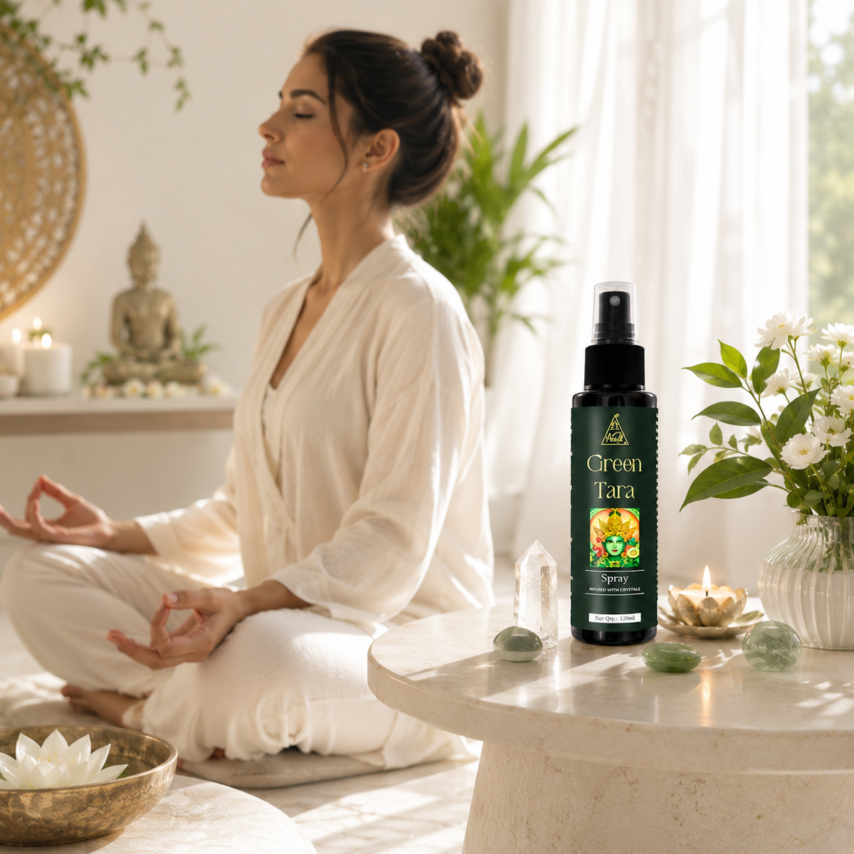 Green Tara Spray | Reiki Energized | Aromatherapy (120ml)
