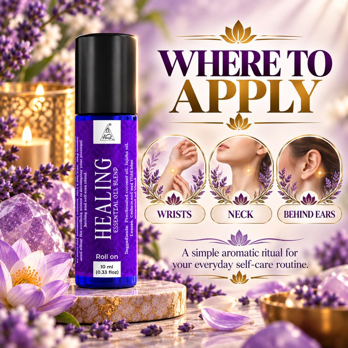 Healing Essential Oil Roll on (10ml)