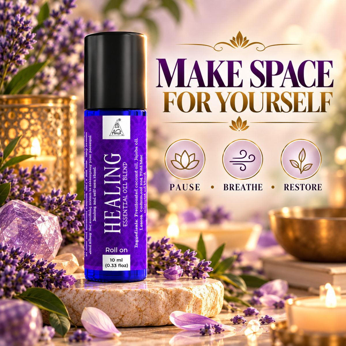 Healing Essential Oil Roll on (10ml)