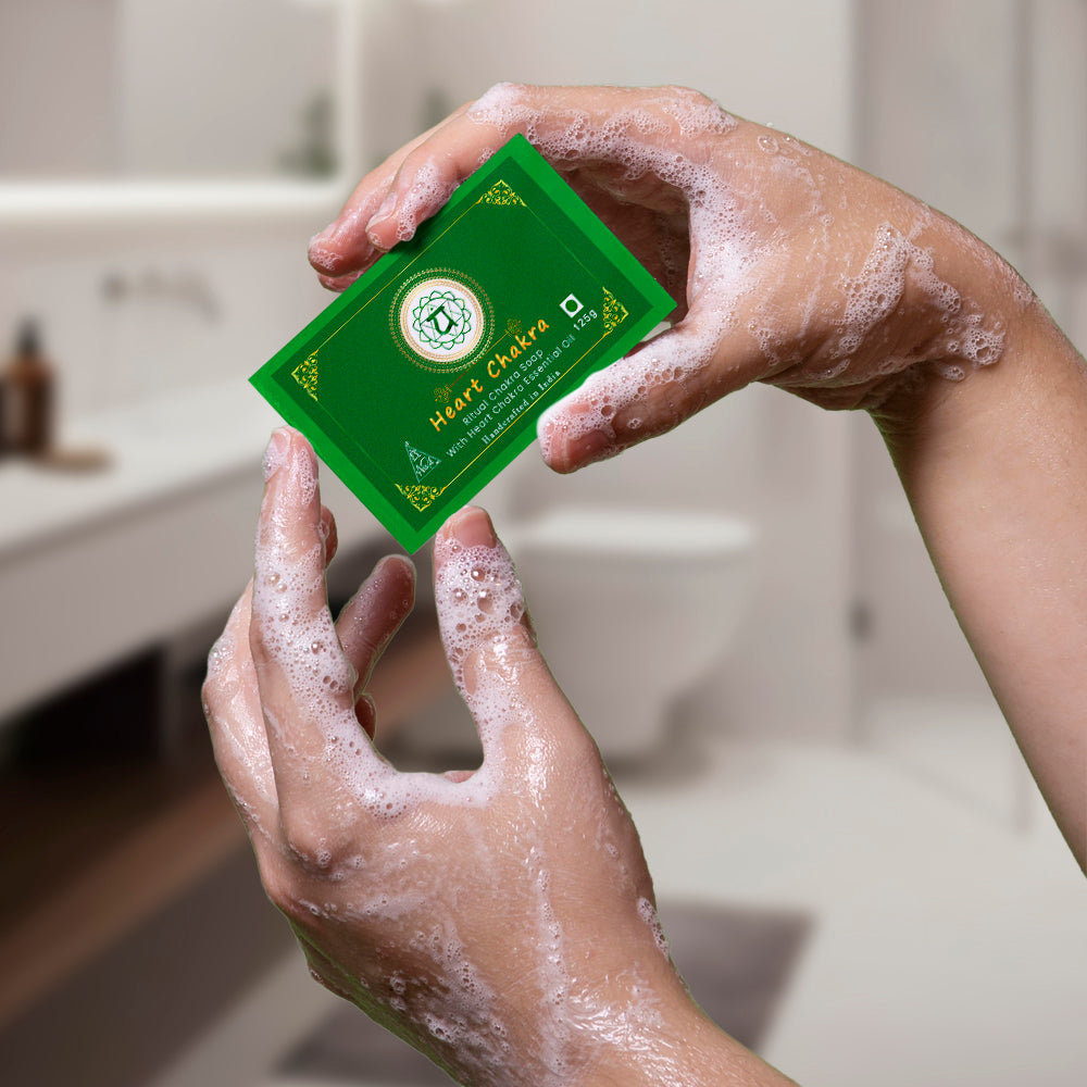 Heart Chakra Bath Soap 100g (Pack of 1) Free Offer