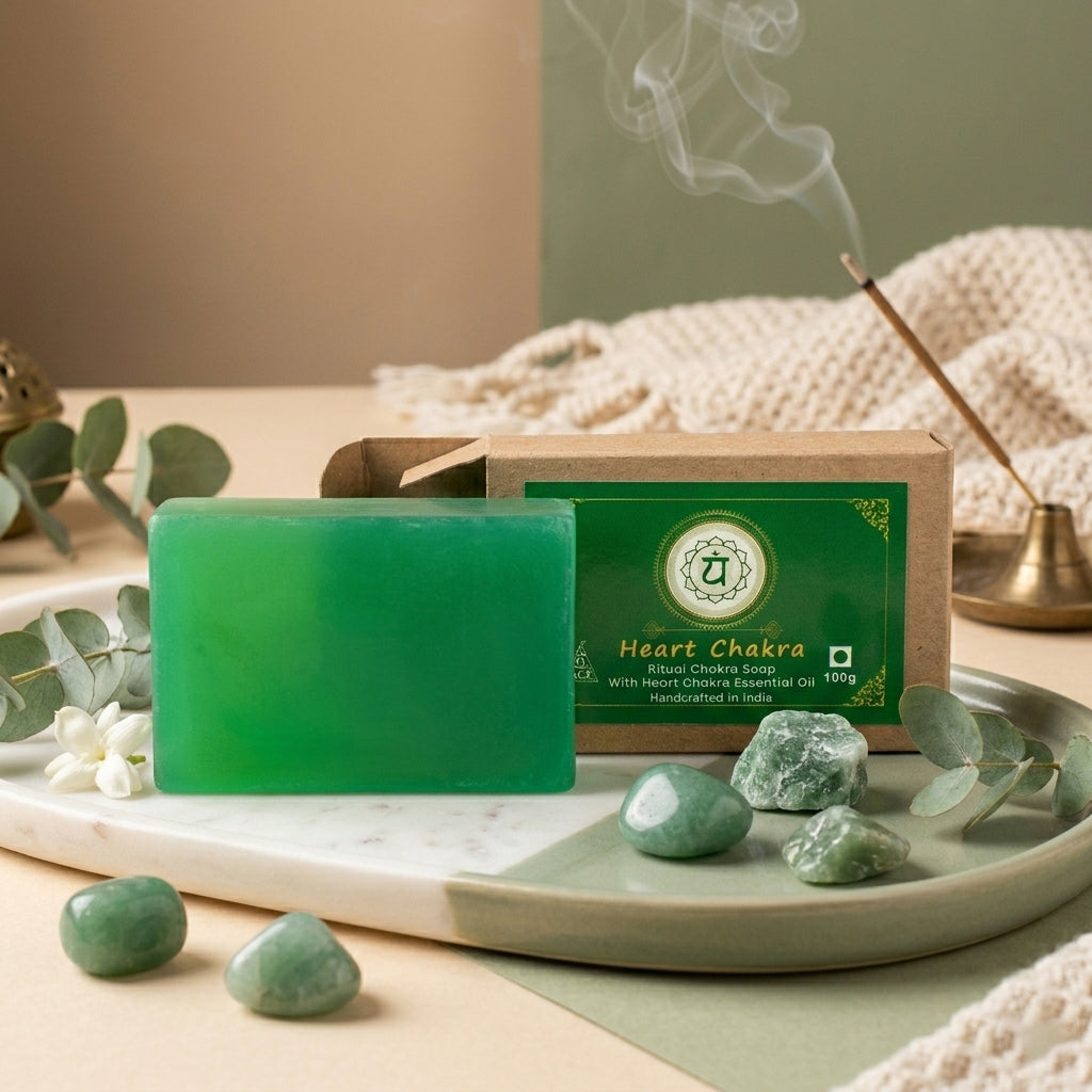 Heart Chakra bath Soap 100g (Pack of 1)