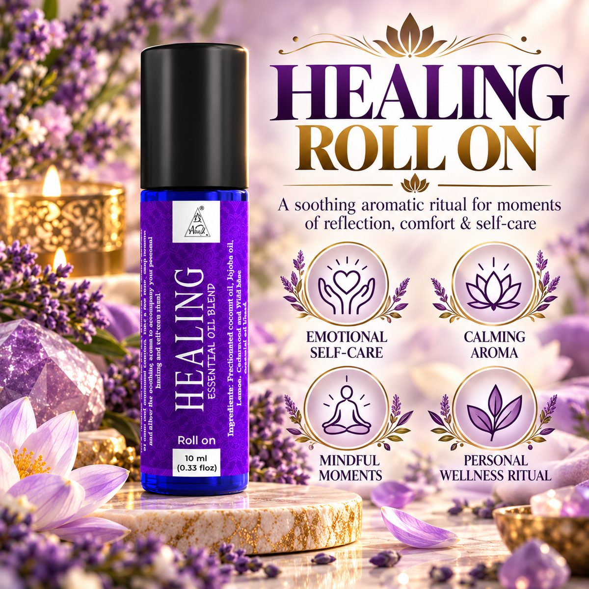 Healing Essential Oil Roll on (10ml)