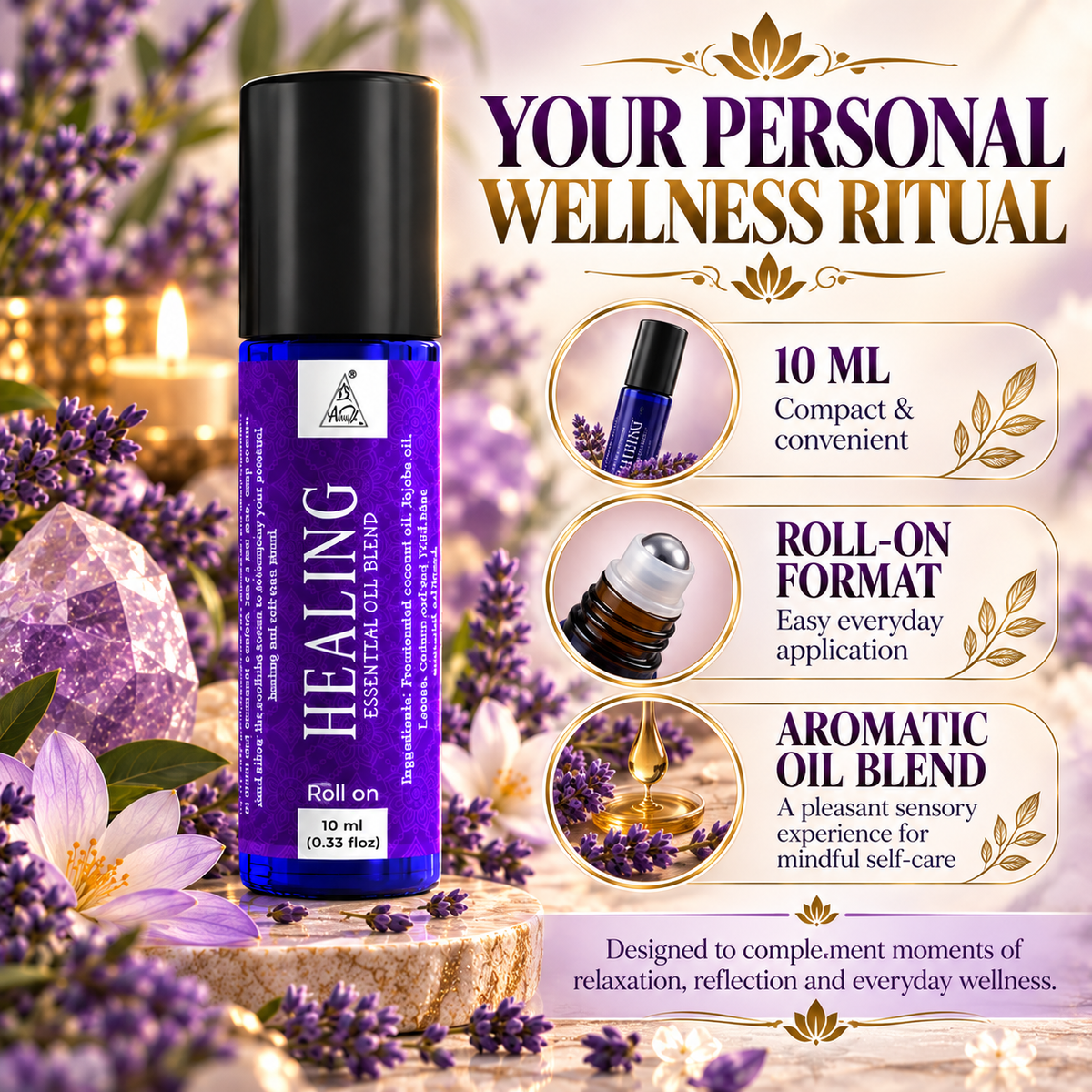 Healing Essential Oil Roll on (10ml)