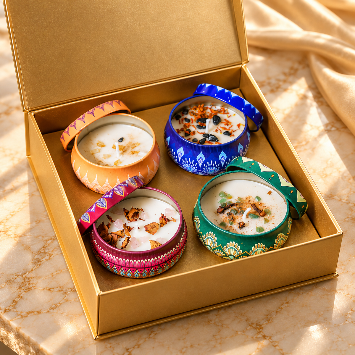 Golden mandala Gift box