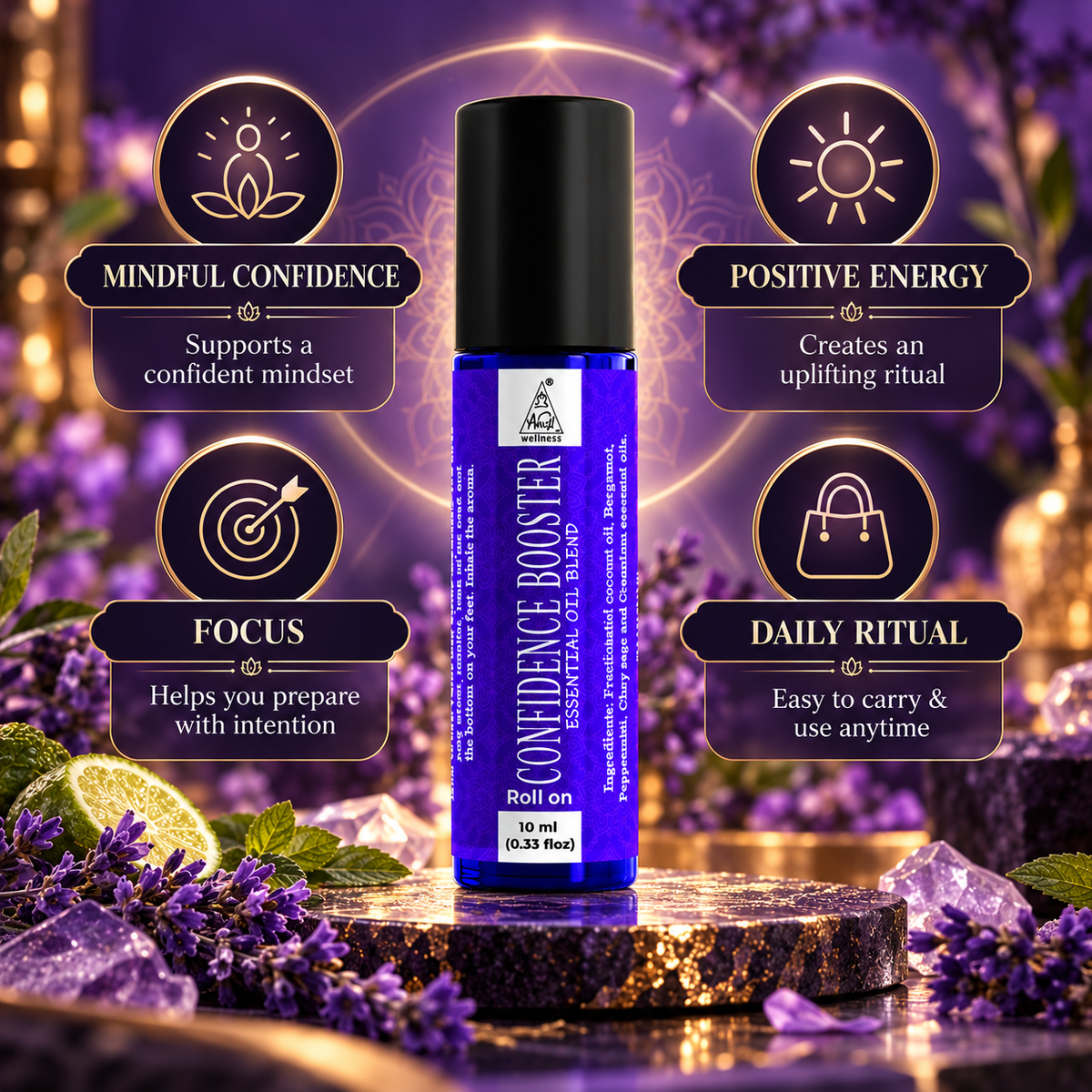 Confidence Essential Oil Roll on (10ml)