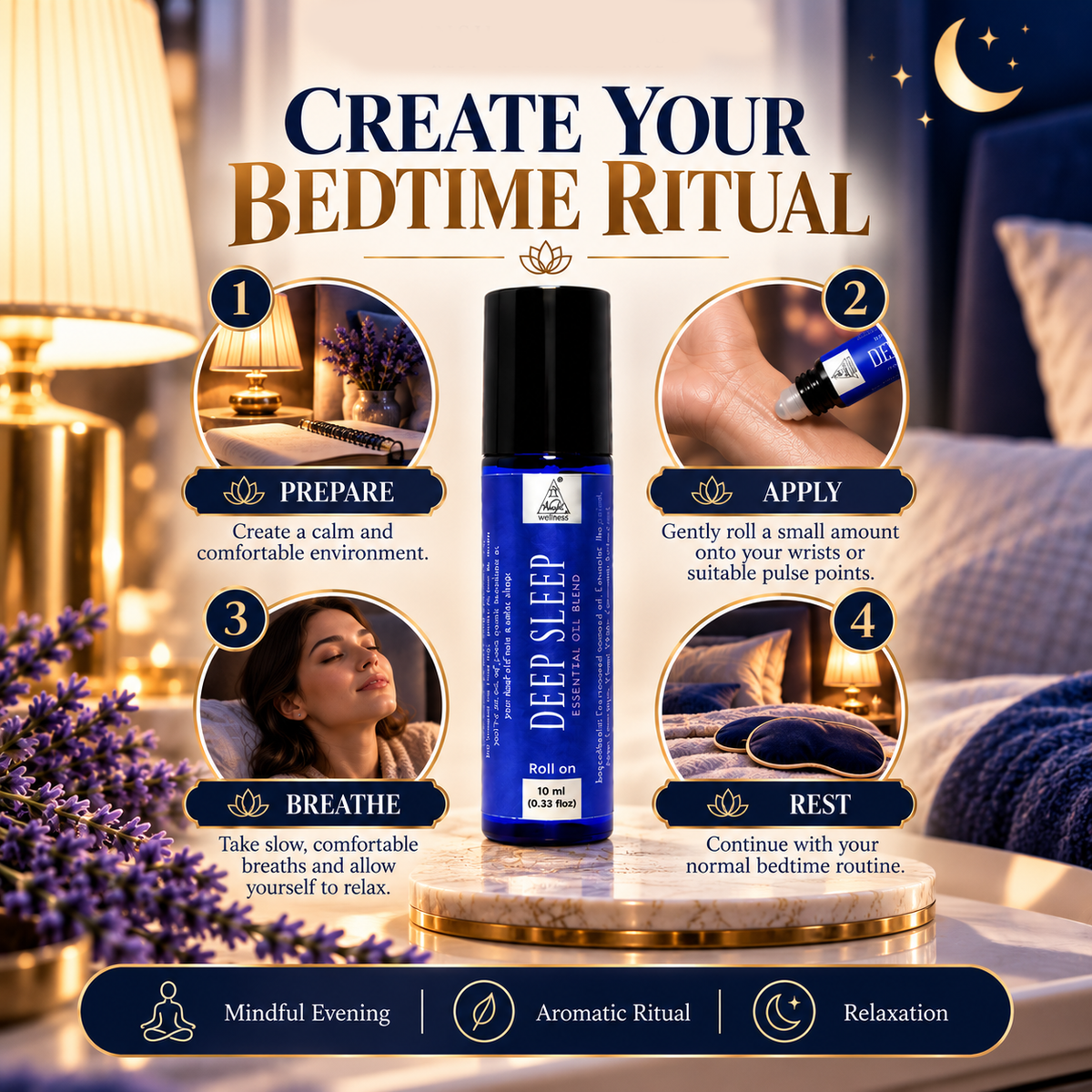Deep sleep Essential Oil Roll on (10ml)