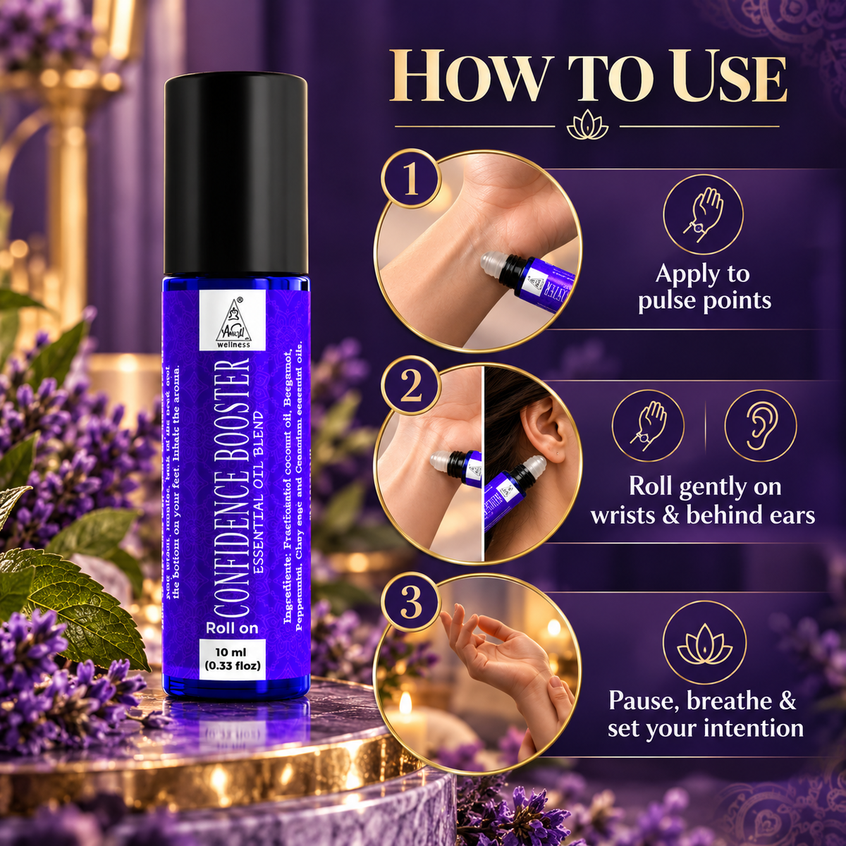 Confidence Essential Oil Roll on (10ml)