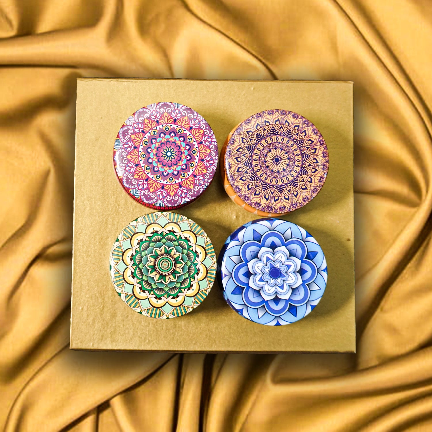 Golden mandala Gift box