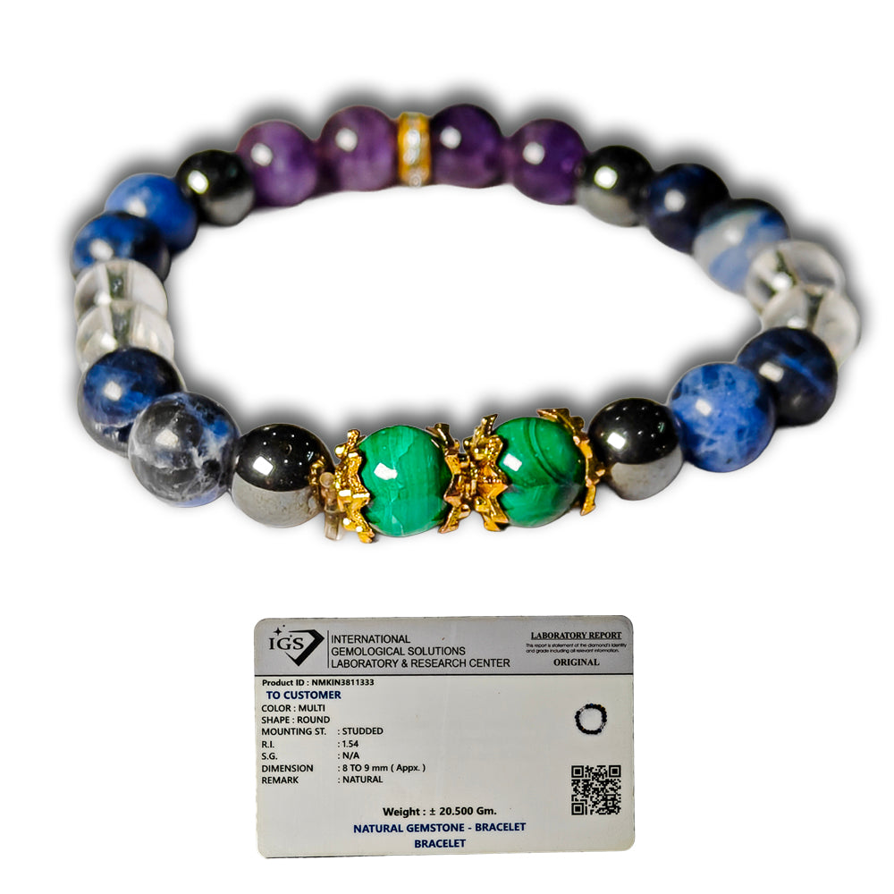 Migraine Relief Energized Crystal Bracelet