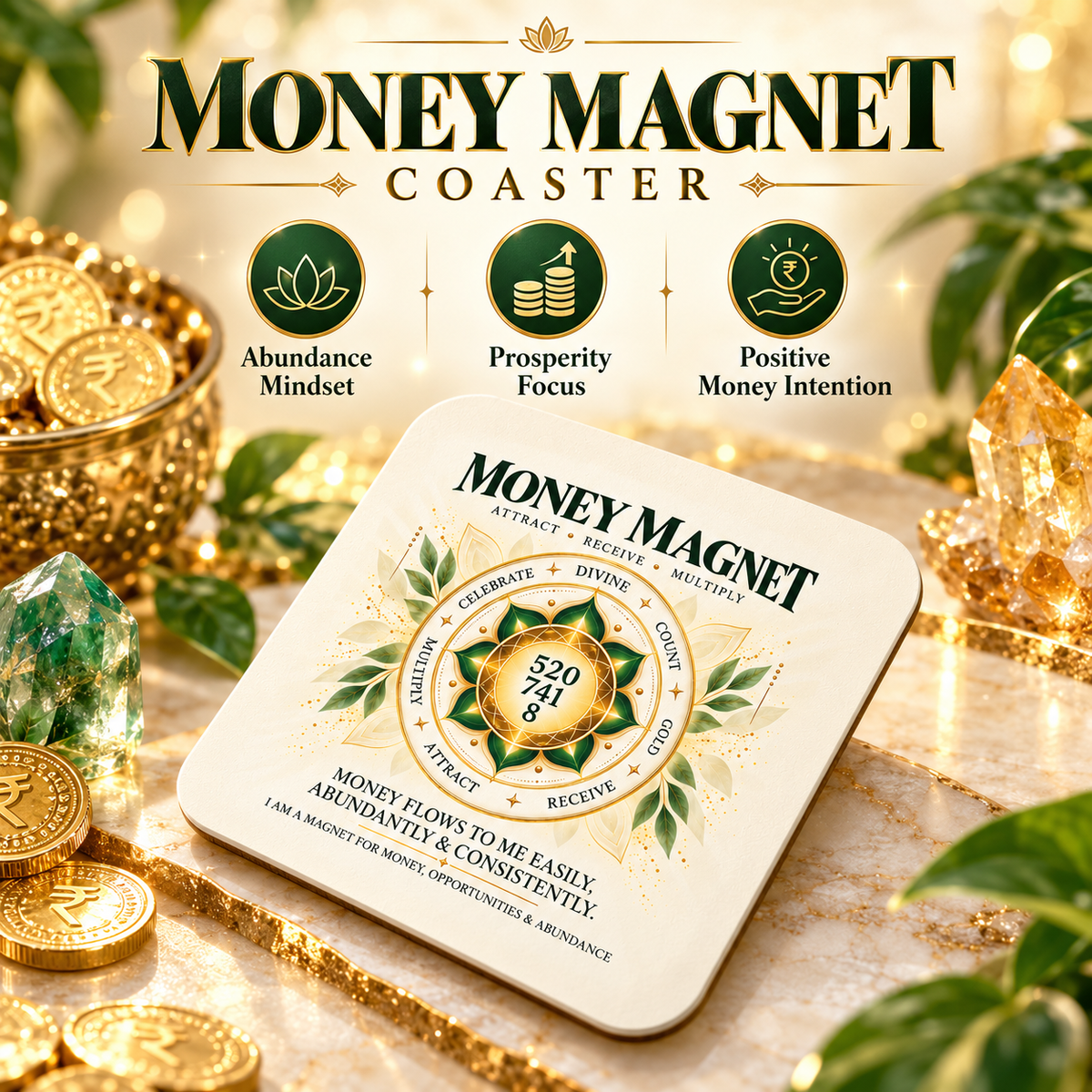 Money Magnet Coaster