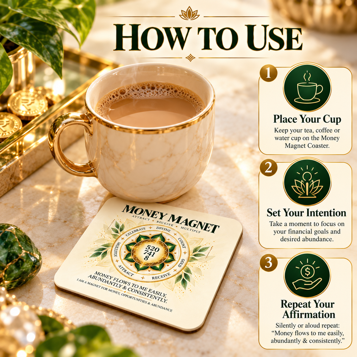 Money Magnet Coaster