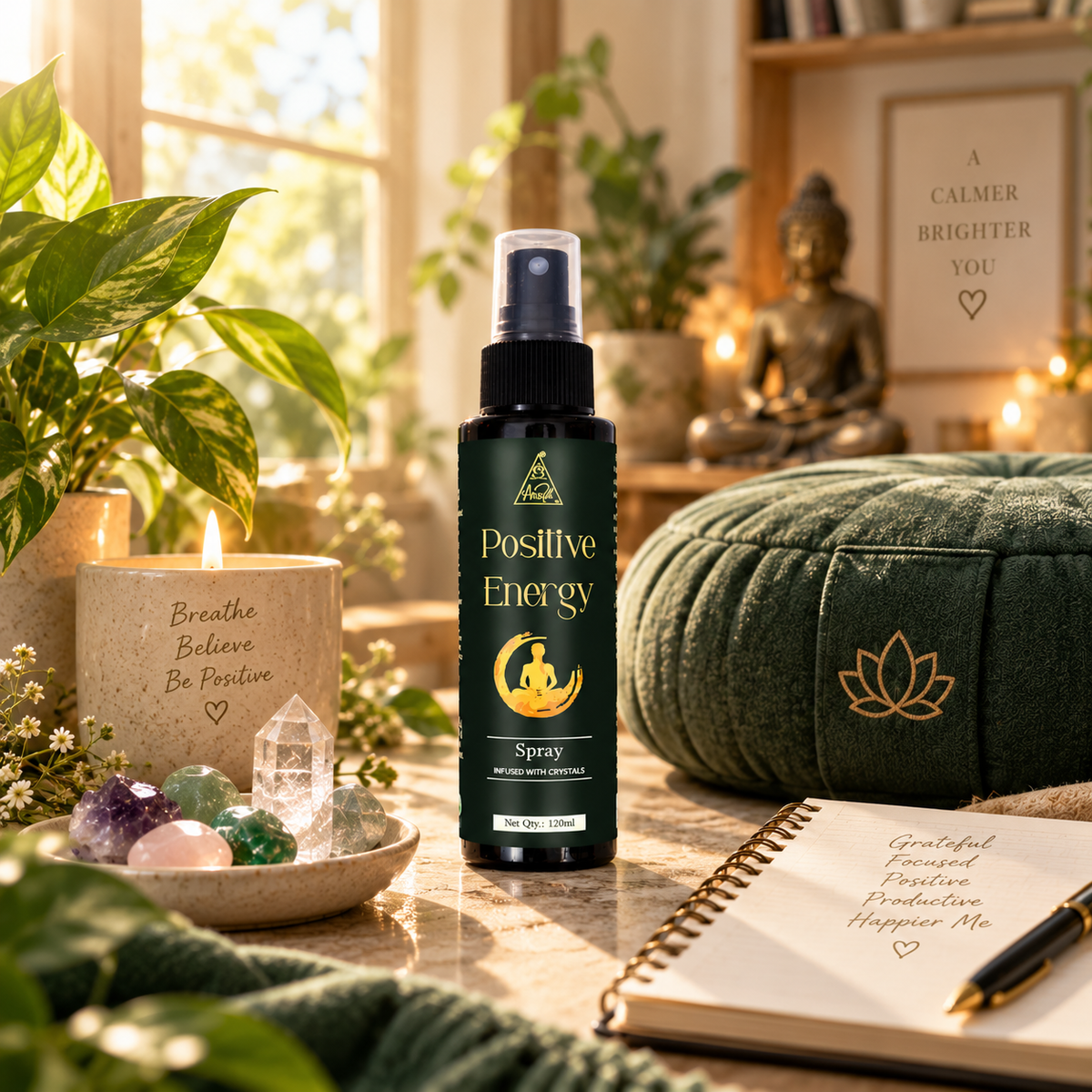 Positive energy spray | Reiki Energized | Aromatherapy (120ml)