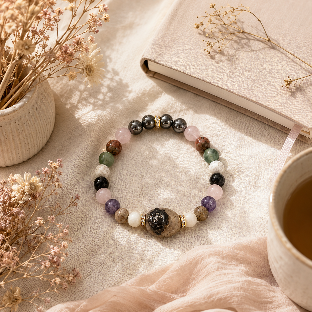 Pregnancy Crystal Bracelet | Crystal Wellness & Mindfulness Bracelet