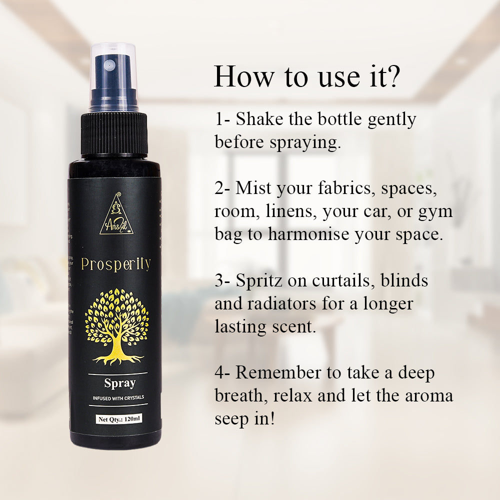 Prosperity spray | Reiki Energized | Aromatherapy (120ml)