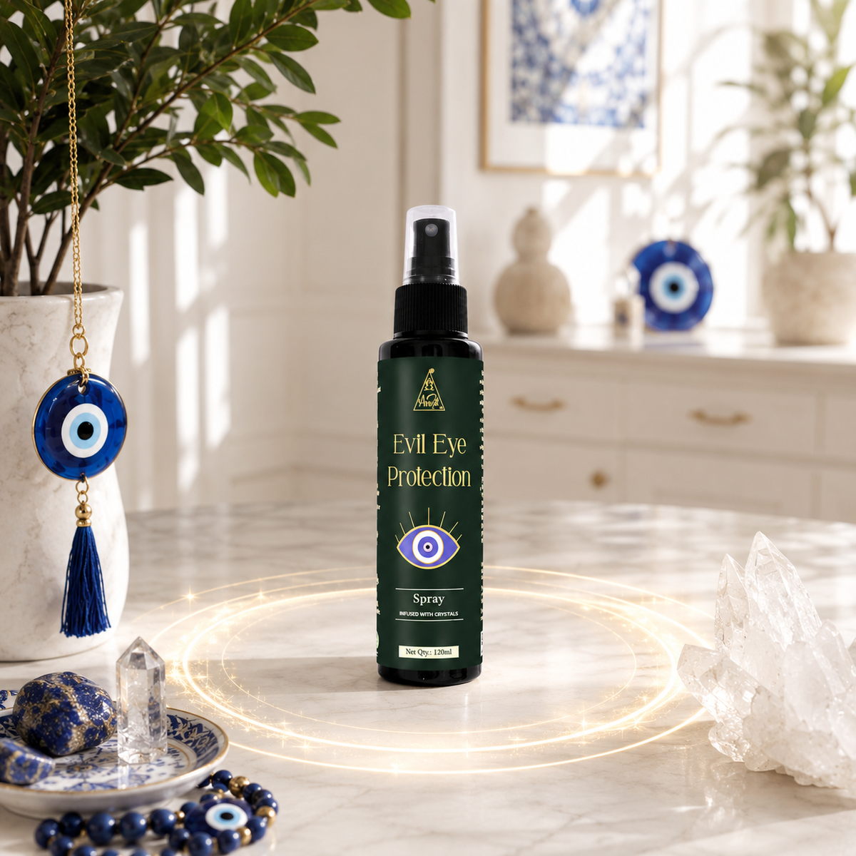 Evil Eye Protection spray | Reiki Energized | Aromatherapy (120ml)
