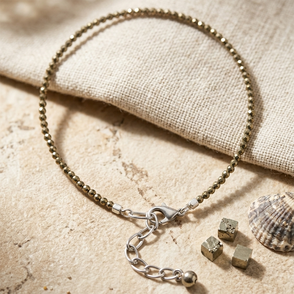 Pyrite Anklet