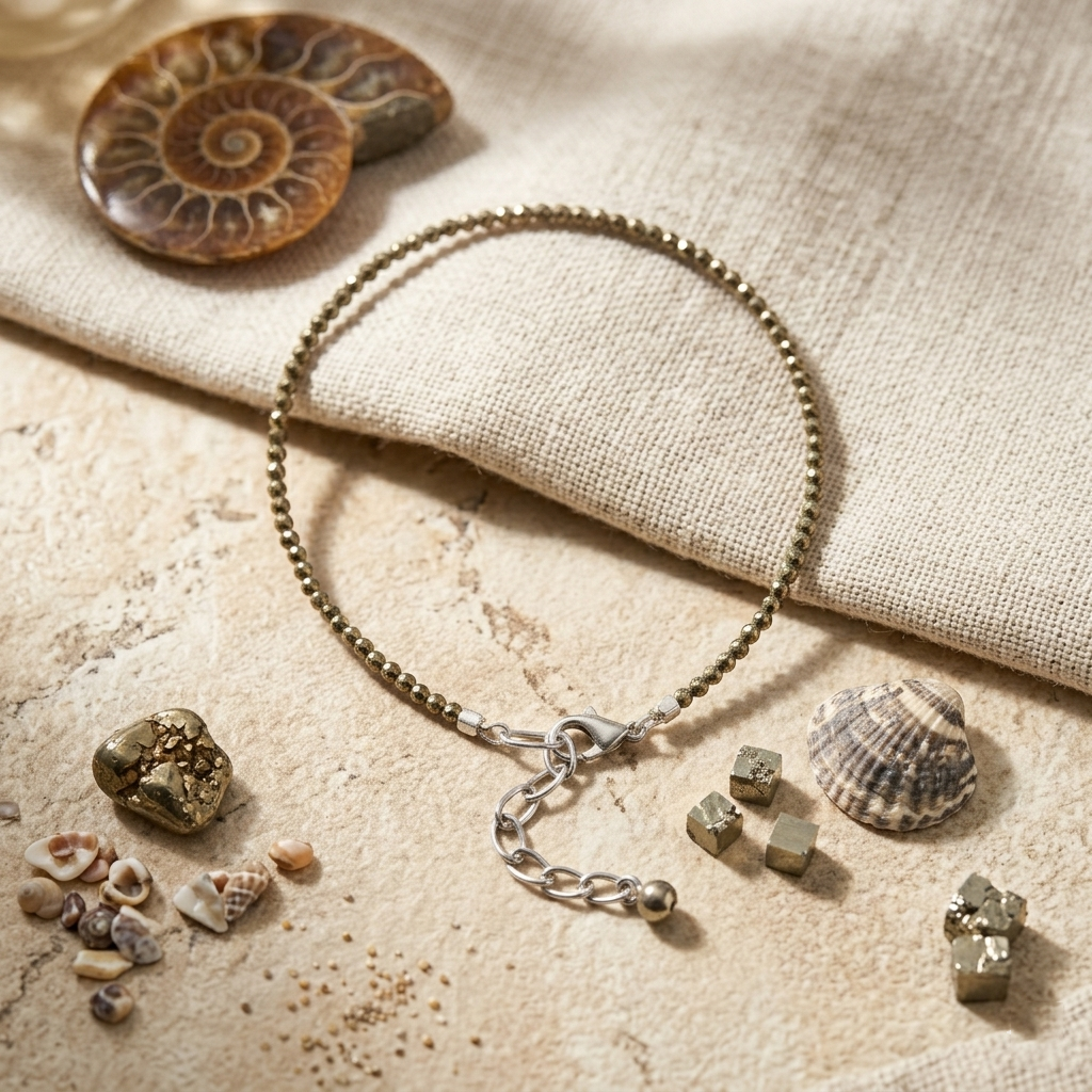 Pyrite Anklet