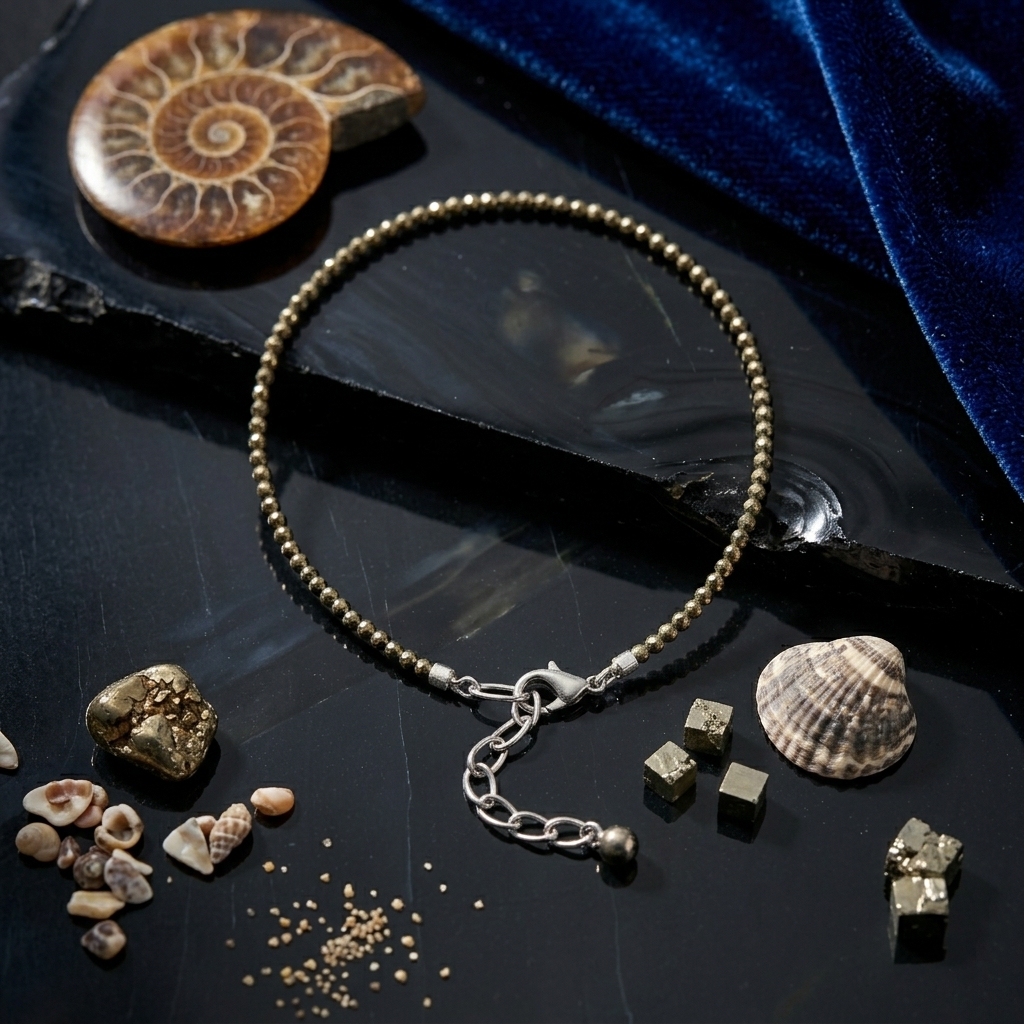 Pyrite Anklet