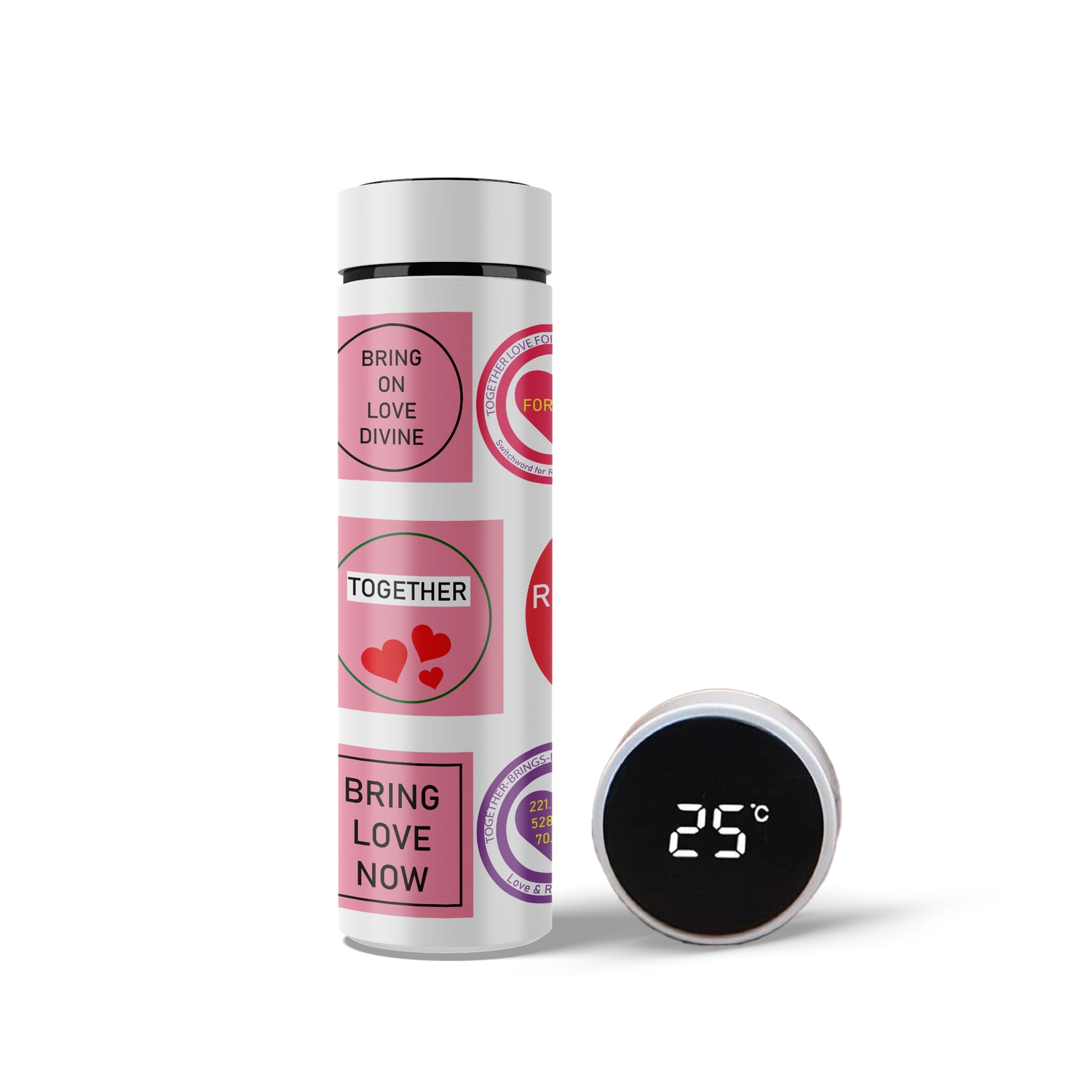 Relationship Healing Energy Circle & Switchword Water Bottle – 500ml