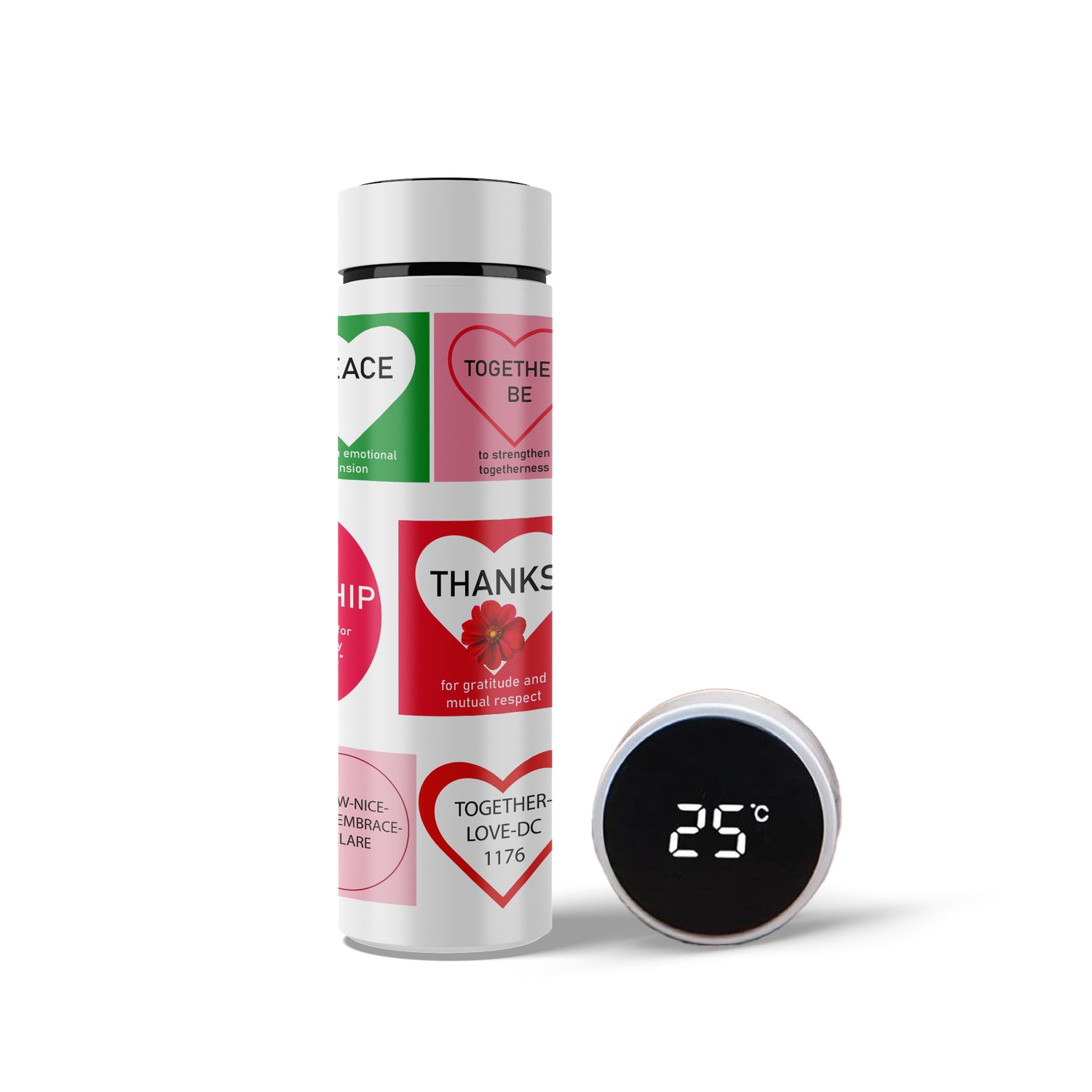 Relationship Healing Energy Circle & Switchword Water Bottle – 500ml