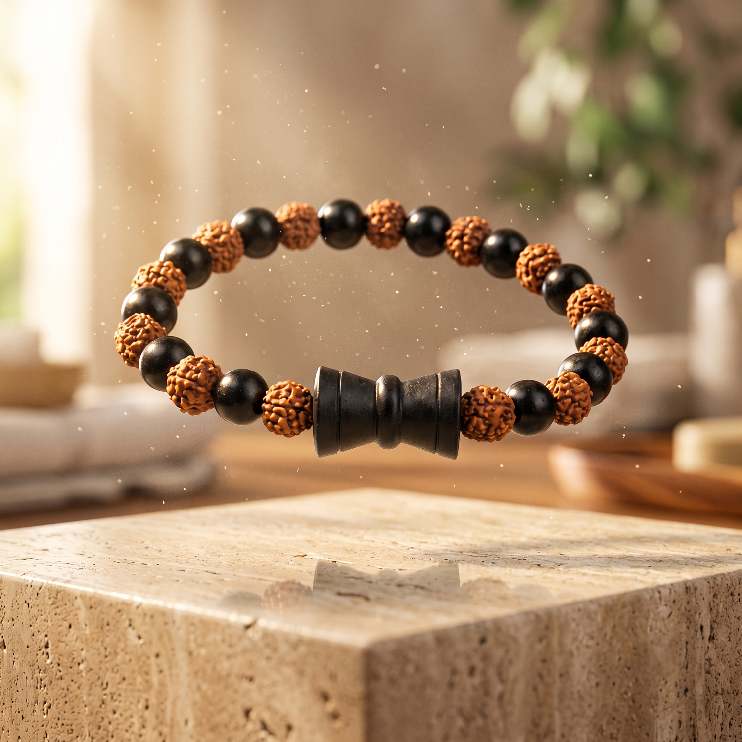 Rudraksha & Karungali Bracelet