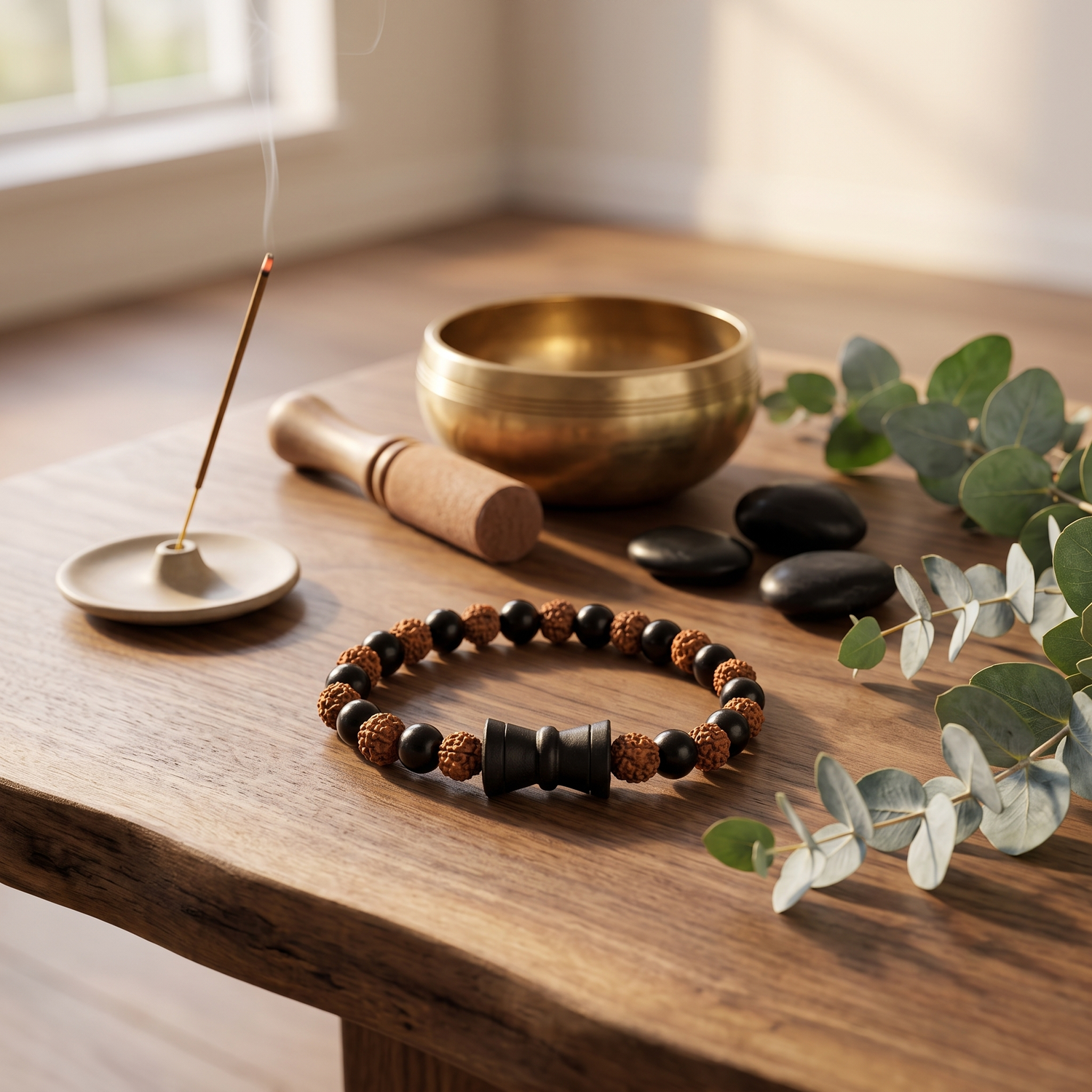 Rudraksha & Karungali Bracelet